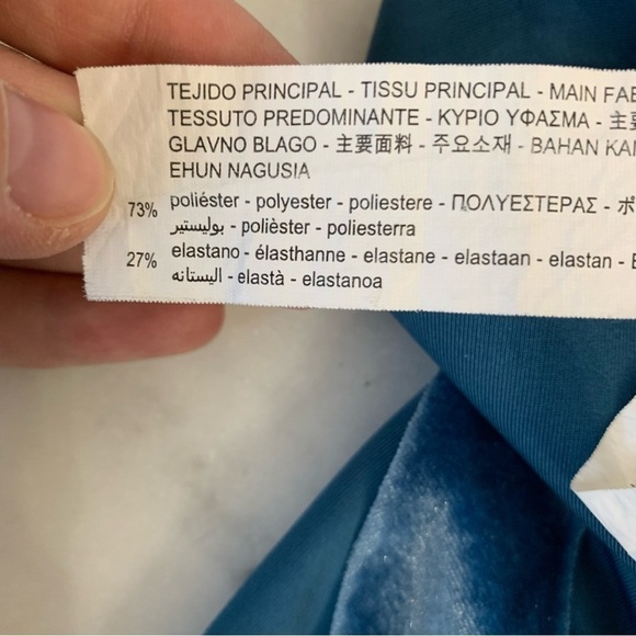 ZARA Girls Just Be Wonderful Teal Pants Leggings Size 11-12(Girls Large) - Picture 5 of 9